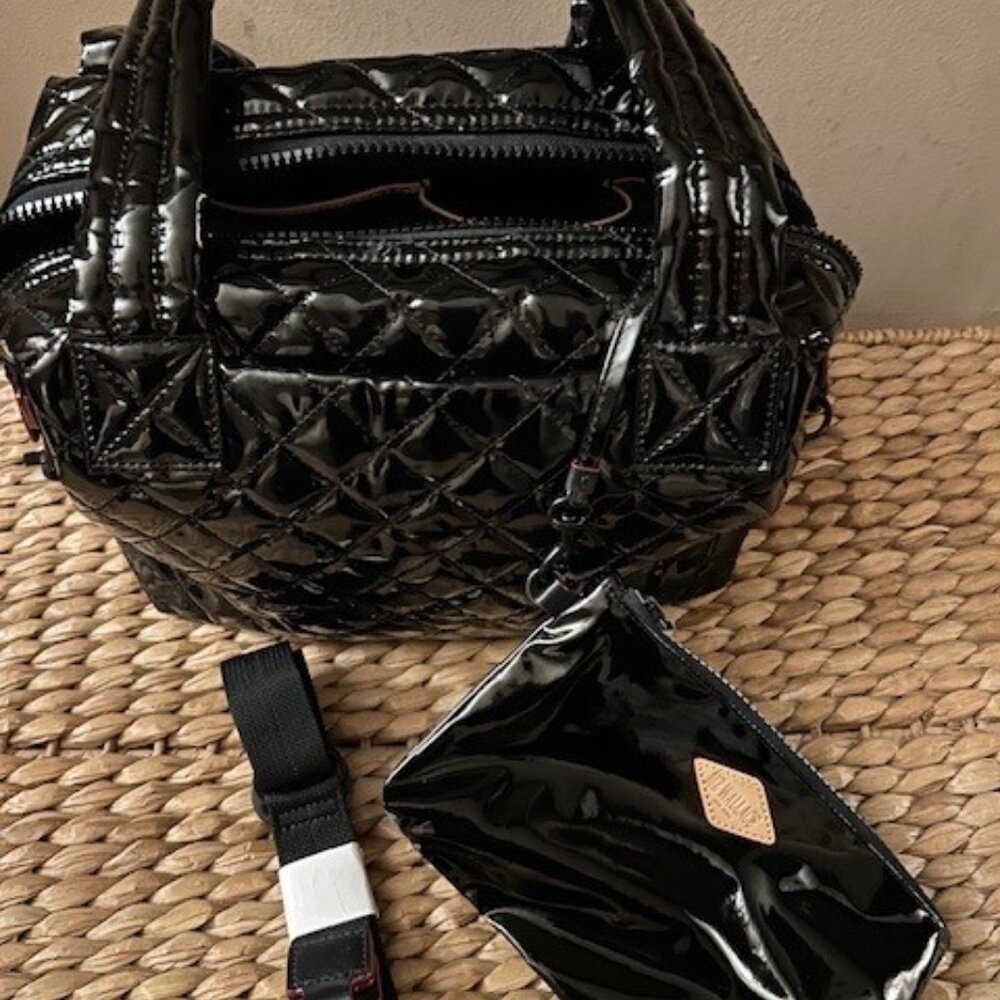 MZ Wallace, Sutton Delux Like New, Black Lacquer